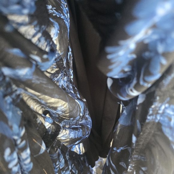 $159 Tommy Hilfiger Provincial Floral Chiffon Ruffled Dress Sz 4 Tiered New Mesh - Picture 12 of 15